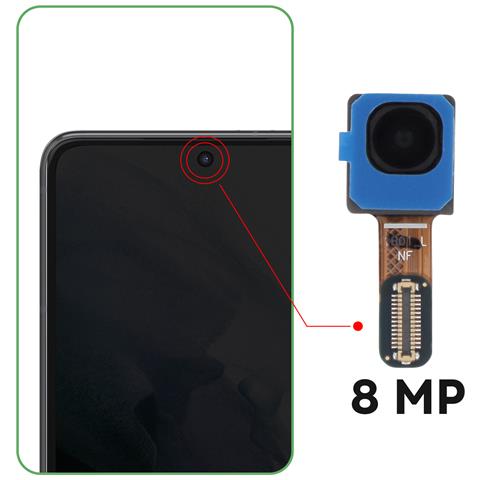 Fotocamera Frontale Galaxy S21 Sensore Selfie 10mp, Nero - Foto 2