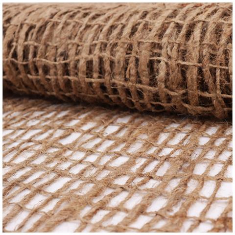 25m X 1,20m Stuoia Per Pendii, Stuoia Per Sponda Per Il Telo Per Laghetto, Tessuto Di Juta 500g, Larghezza 1,2m - Foto 2
