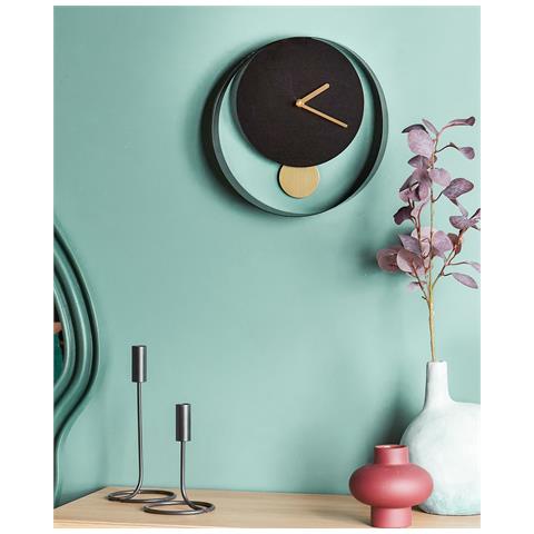 Orologio Da Parete Magland Metallo Nero - Foto 1