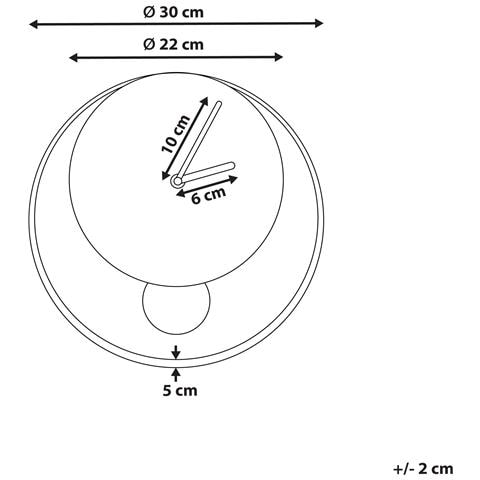 Orologio Da Parete Magland Metallo Nero - Foto 6