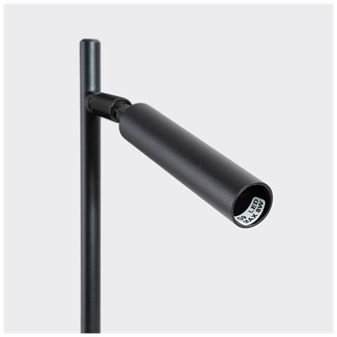 Lampada Da Tavolo Pastelo Nero Sl. 1469 - Moderno Lampada Da Scrivania Nero 43x14x20 Cm - Foto 8