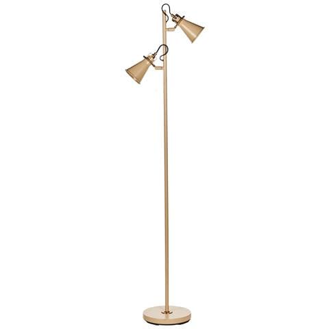 Lampada Da Pavimento Moyola Regolabile Metallo Beige - Foto 2