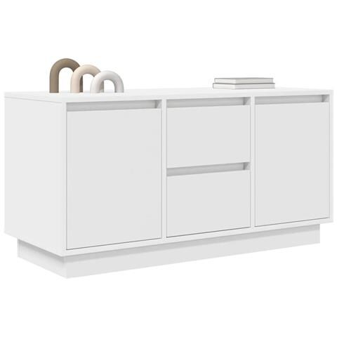 Mobile Porta TV con Luci LED Bianco 100x41x50 cm - Foto 10