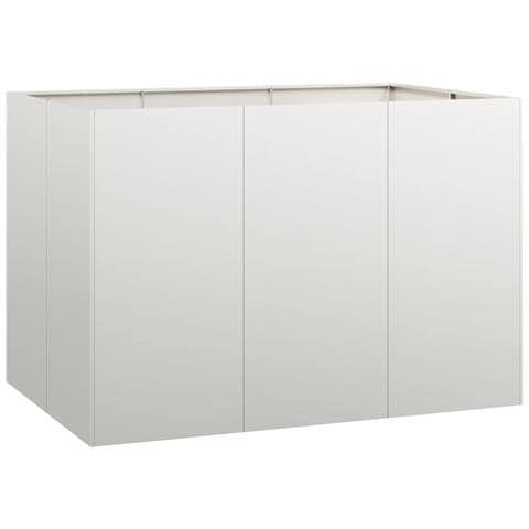 Fioriera 120x80x80 Cm In Acciaio Inox - Foto 2