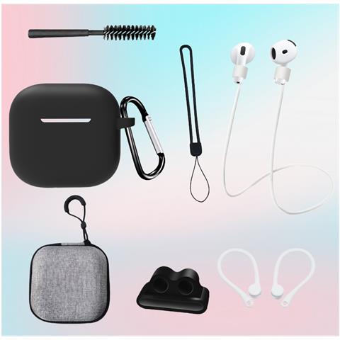 Set Di Otto Pezzi Per Airpods Di Quarta Generazione In Nero - Foto 2