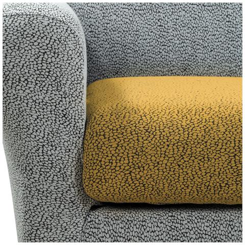 Copricuscino Cosmic In Cotone Colore Giallo Misura 2 Posti - Foto 2