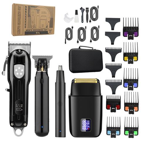 Set Professionale Di Tosatrici Per Capelli 976 Black - Foto 1