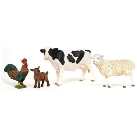 Miei Primi Animali Della Fattoria, Schleich Animal Box, Schleich 42729 Farm World, 5 Anni - Foto 1