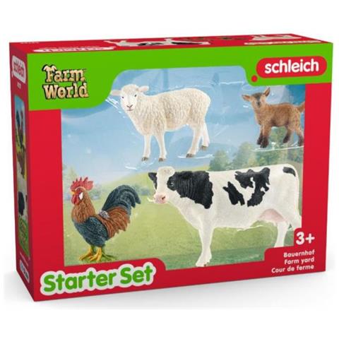 Miei Primi Animali Della Fattoria, Schleich Animal Box, Schleich 42729 Farm World, 5 Anni - Foto 2