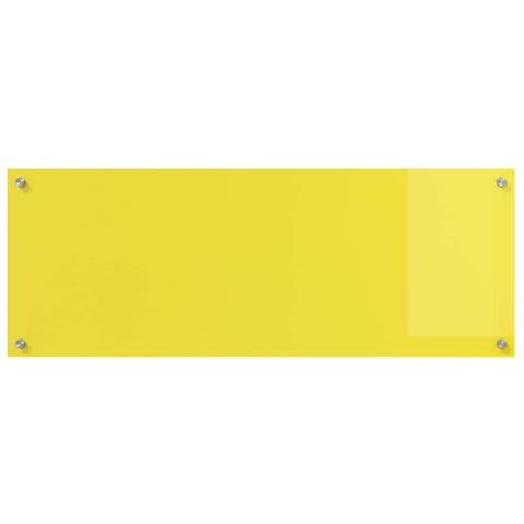 Schienale da Cucina Giallo 110x40x0,6 cm Vetro Temperato - Foto 2