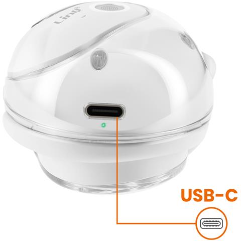 Auricolari Bluetooth Clip Design Aperto Microfono Touch, Bianco - Foto 2