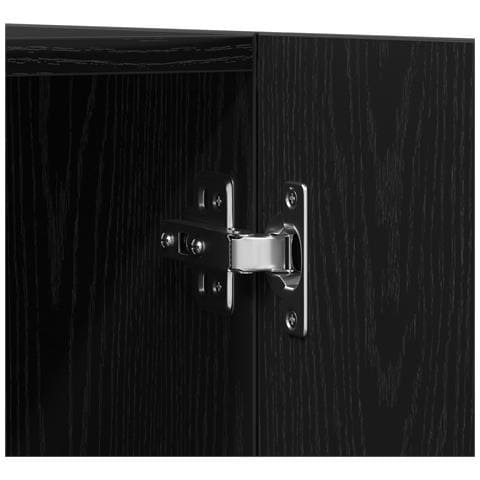 Armadio  Nero Rovere 90x52x200 cm in legno ingegnerizzato - Foto 9