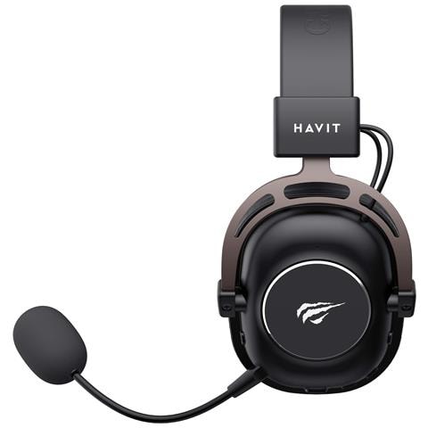 H2002YG (Black and ochre) Cuffie Con cavo e senza cavo A Padiglione Gaming Bluetooth Nero, Ocra - Foto 2