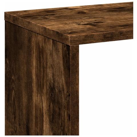 Libreria Divisorio Rovere Fumo 67x25x161,5 cm in Truciolato - Foto 9