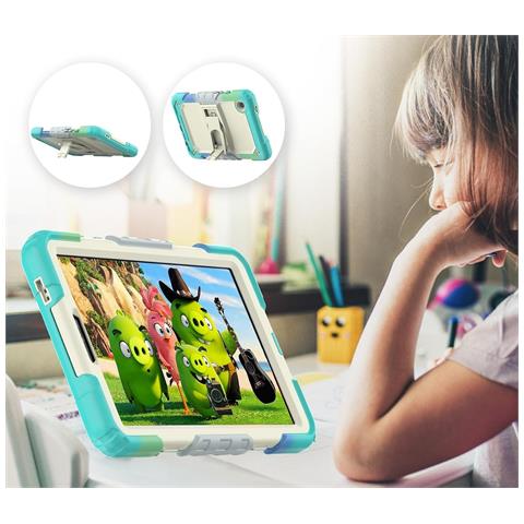 Custodia Per Samsung Tab A7 10,4"" Con Supporto E Tracolla Colorata - Foto 2
