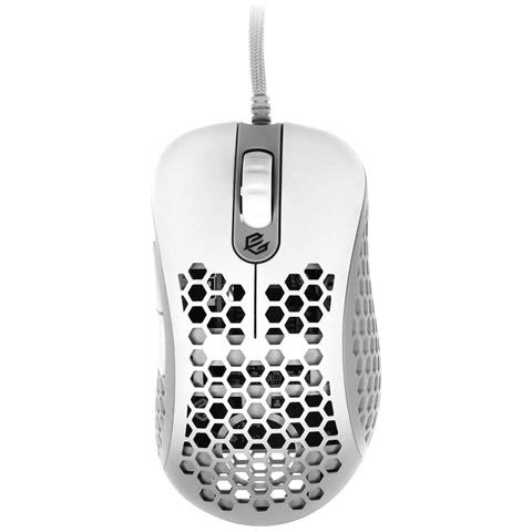 Mouse Ottico G-wolves Gaming Con Cavo 12000 Dpi 7 Pulsanti Led Rgb Opaco Bianco - Foto 1