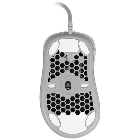 Mouse Ottico G-wolves Gaming Con Cavo 12000 Dpi 7 Pulsanti Led Rgb Opaco Bianco - Foto 5