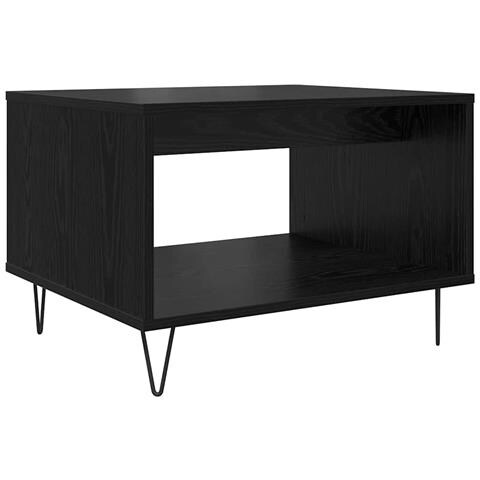 Tavolino da salotto Rovere nero 60 x 50 x 40 cm - Foto 1