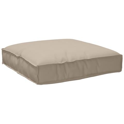 Cuscino per pallet Tortora 80x80x12 cm Tessuto Oxford - Foto 1