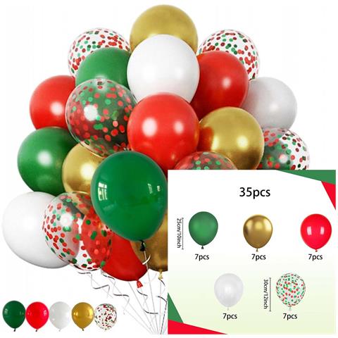 Set Di Palloncini Natalizi - Decorazioni Festive Per Feste E Celebrazioni - Foto 1