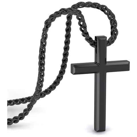 Collana Da Uomo Premium Destiny | Collana Da Uomo Premium Destino | Acciaio Chirurgico Inossidabile 316l, Nero, 50 Cm - Foto 1