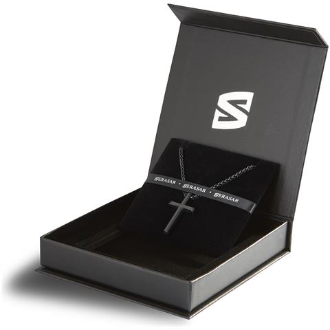 Collana Da Uomo Premium Destiny | Collana Da Uomo Premium Destino | Acciaio Chirurgico Inossidabile 316l, Nero, 50 Cm - Foto 2