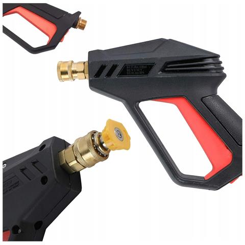 Pistola Alta Pressione Fortis 4000 Psi M22 - Set 5 Ugelli Quick Connect + Adattatore Karcher Hd Easy!lock | 275 Bar | Universale - Foto 8