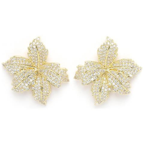 Orecchini a Bottone a Foglia di Palma Collezione Diva - Foto 5