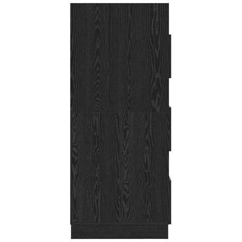 Mobile da lavanderia con porta Rovere Nero 50 x 68 x 162 cm - Foto 7
