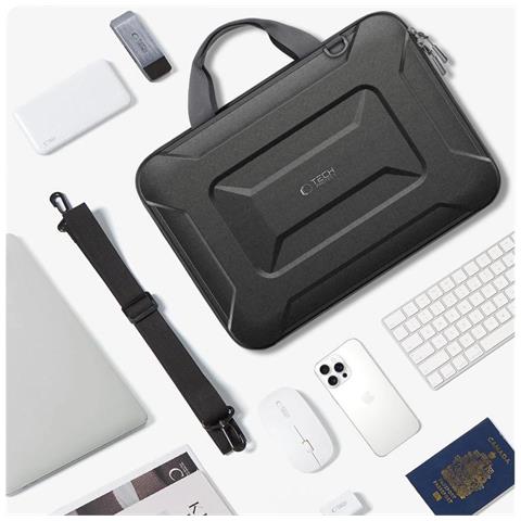Custodia Per Laptop Nera Resistente Agli Urti 13-14"" - Foto 1