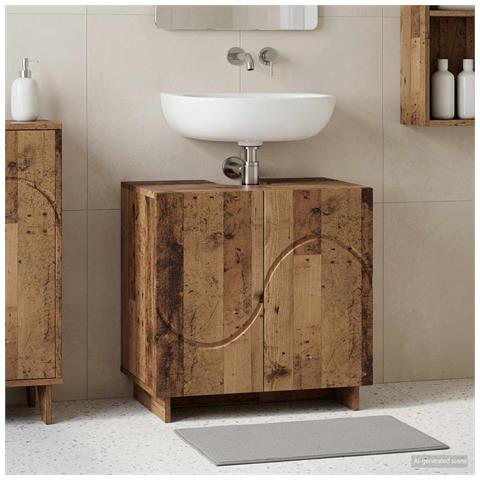 Mobile da bagno Legno antico 60 x 41 x 58 cm - Foto 2