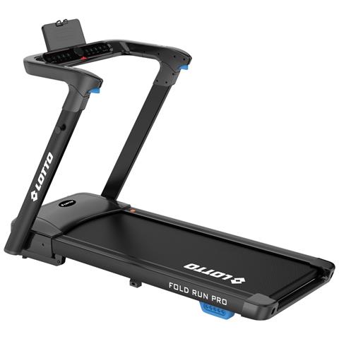Tapis Roulant Elettrico Fold Run Pro, 4 Hp, 18 Km /h, Inclinazione Motorizzata 15 Livelli, Superficie 130x48 Cm, Bluetooth, Fitshow, Kinomap, Zwift, Led, Pieghevole, 150 Kg - Foto 1