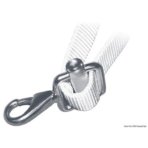 Moschettone inox con fibbia 25 mm - Foto 2