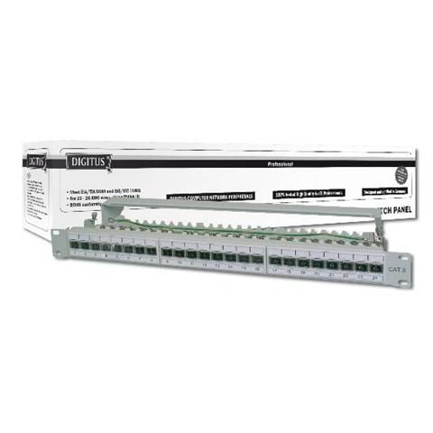 Pannello Patch 19" Categoria 6A Schermato 24 Porte 8 Poli Rj45 - Foto 1