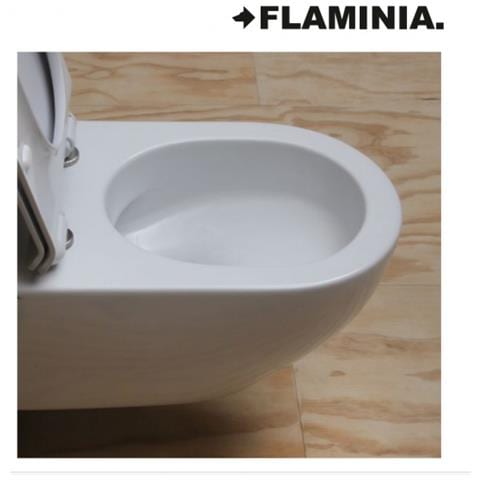 Flaminia App Ap118glat Vaso Sospeso Go Clean, Bianco Latte - Foto 1