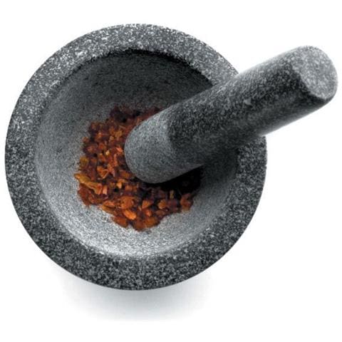 60516- Mortaio Manuale Di Granito, 16 X 12 Cm - Foto 3
