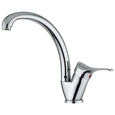 Miscelatore Monoforo Ottone Per Lavello Cucina Funny Erogazione Orientabile - Foto 1