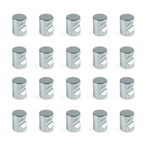 9161611 Pomolo Per Mobile, Ø20mm, Zama, Cromato, Set Di 20 - Foto 1