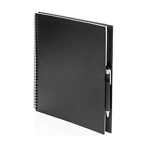 Bigbuy Scuola 144.730 Quaderno Ad Anelli Con Penna, Giallo, 23,7 X 29 X 2 Cm - Foto 2