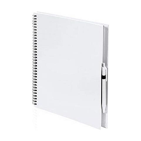 Bigbuy Scuola 144.730 Quaderno Ad Anelli Con Penna, Giallo, 23,7 X 29 X 2 Cm - Foto 5