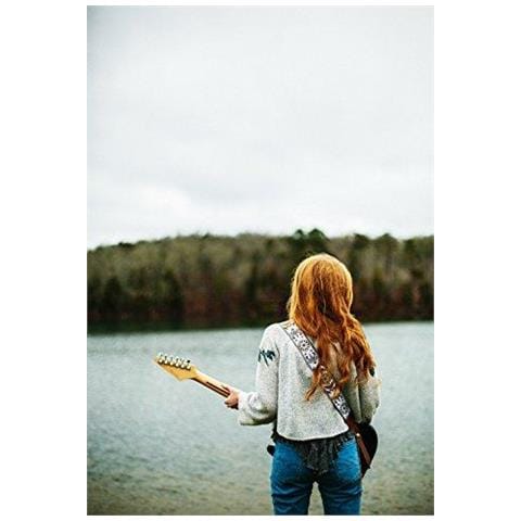 Guitar Strap Vintage Tessuto W Free Bonus 2 Scelte Pulsante Strap Locks Strap. Per Basso Elettriche E Acustiche Chitarre. Unici Pratici Gifts Chitarra Natale Stocking Stuffer Giocatori Per Chitarra - Foto 2