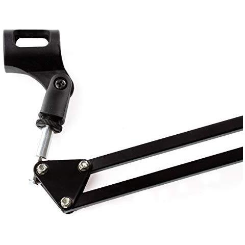 Ms050 Microfono Regolabile Stand Microfono Scissor Braccio Del Supporto Compatto Microfonica Realizzati In Acciaio Resistente Per Radio Broadcasting Studio Voice-over Sound Studio Palchi E Le Emittenti Televisive - Foto 2