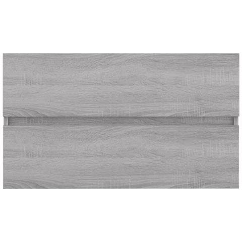 Set Mobili Da Bagno 2 Pz Grigio Sonoma In Legno Multistrato - Foto 2