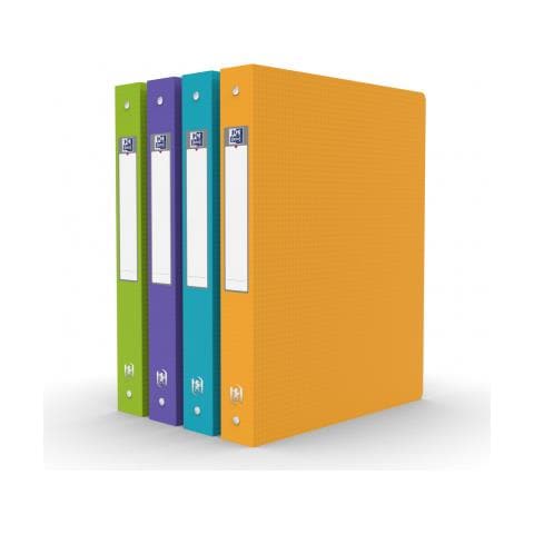 100201598 Raccoglitore Ad Anelli A4 Blu, Verde, Porpora, Giallo - Foto 1