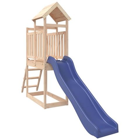 Set da Gioco da Esterno in Legno Massello di Pino - Foto 1