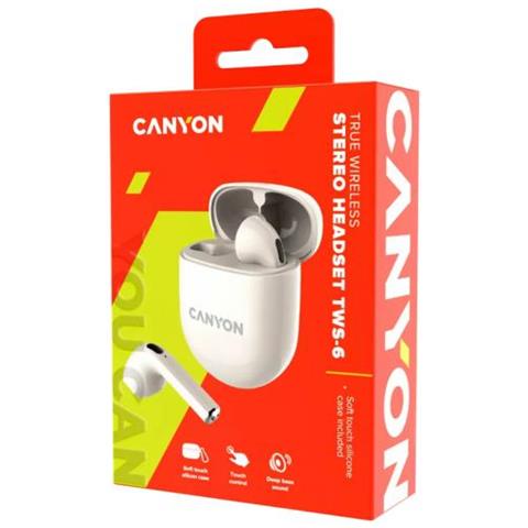 Cns-tws6be Cuffia E Auricolare True Wireless Stereo (tws) A Padiglione Chiamate /musica /sport /tutti I Giorni Bluetooth Bianco - Foto 1