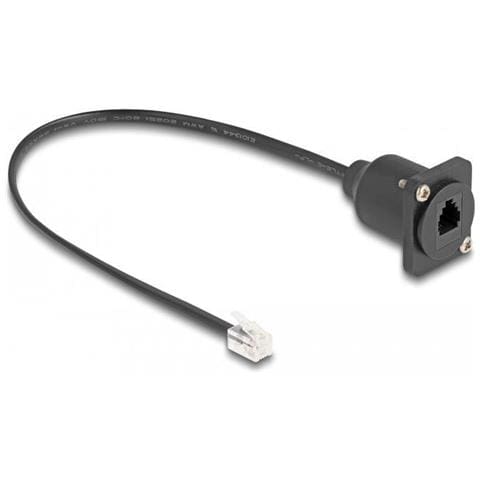 Cavo Rj10 Tipo D Da Maschio A Femmina Nero Da 30 Cm - Foto 4