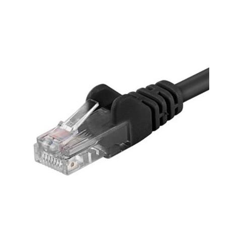 Patch Cable Utp Rj45-rj45 Level 5e 5m Bl Cavo Di Rete Nero Cat5e U /utp (utp) - Foto 1