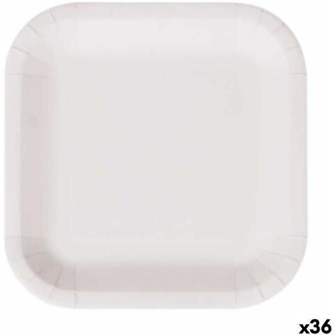 Set Di Piatti Algon Monouso Bianco Cartone 26 Cm (36 Unità) - Foto 1