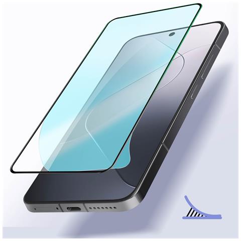 Vetro Temperato Per Xiaomi 14 Durezza 9h Antigraffio E Antimacchie, Nero - Foto 5